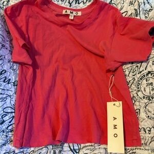 AMO Bold Scarlet Tee